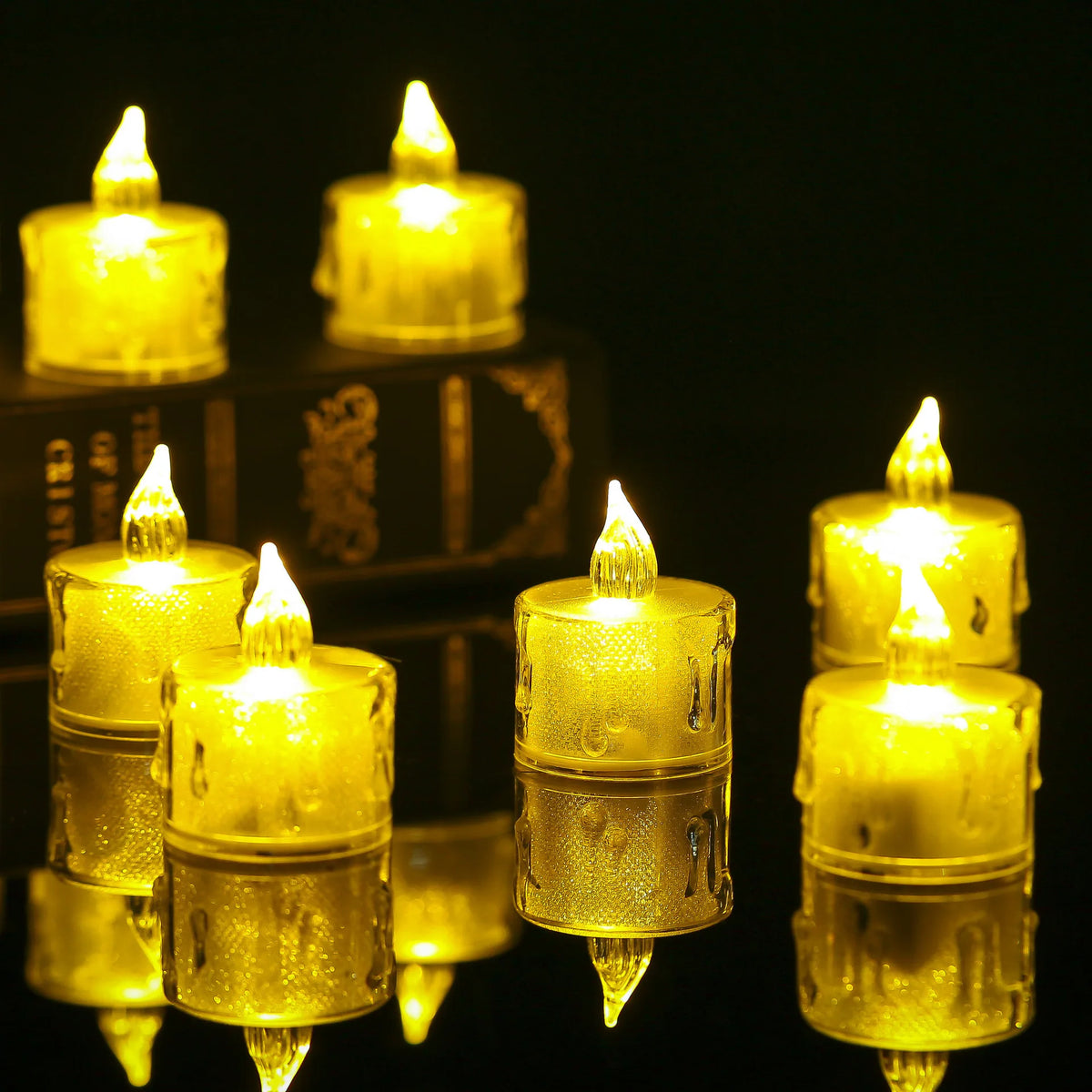LED Tea Lights Candles Flameless Led Flickering Electric Candles Decoration Birthday Party Celebration Romantic Wedding
