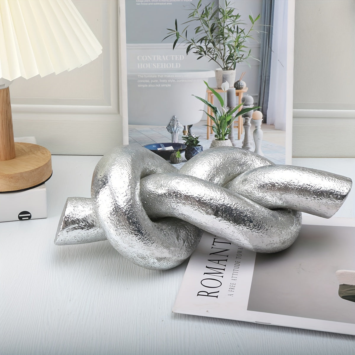 Knot And Tie Abstract Sculpture Decorative Crafts, Home And Office Decorative Ornaments, Creative Statue Sculpture Crafts