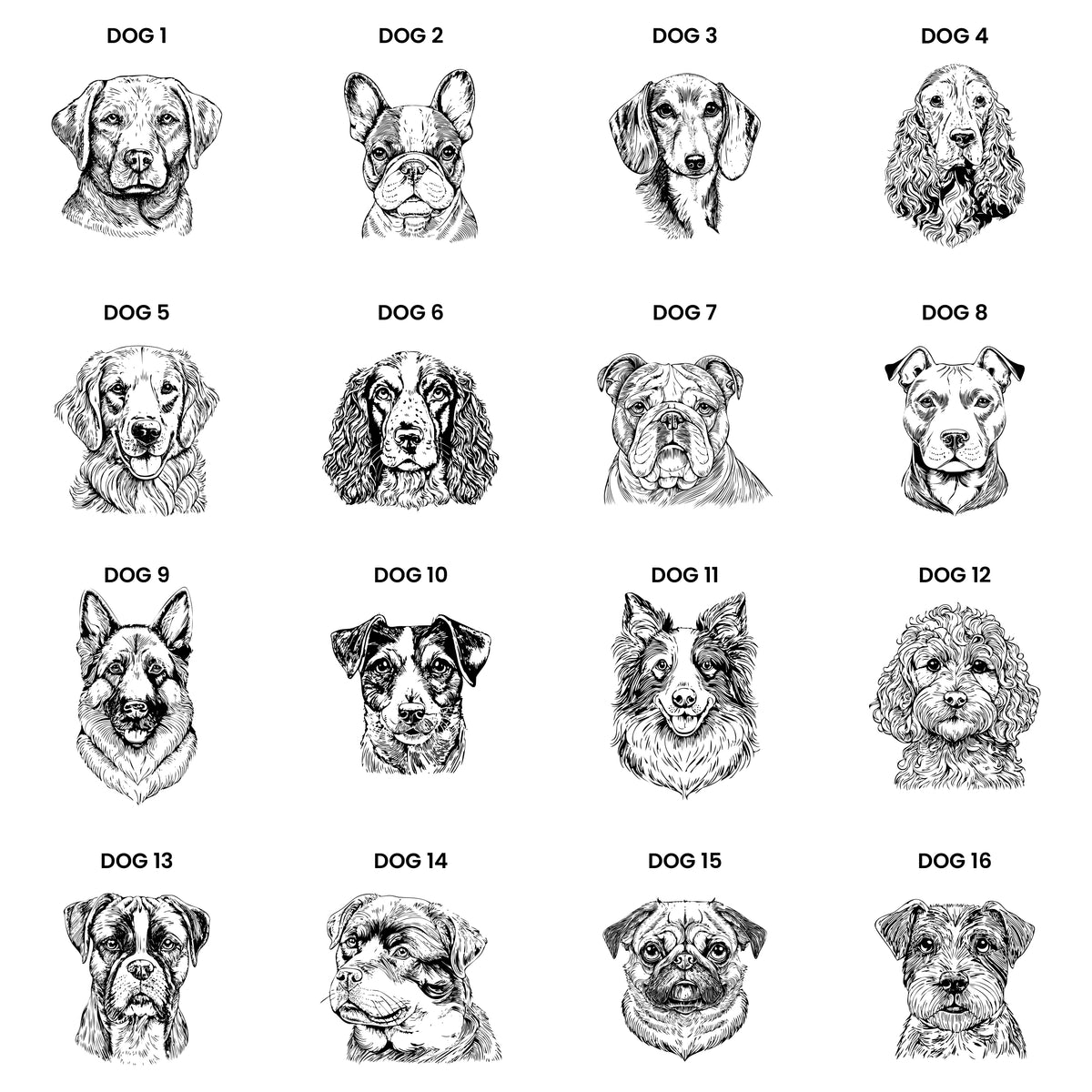 Personalised Dog Breed Memorial LED Candle