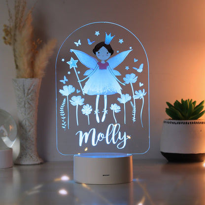 Personalised Fairy Princess LED Colour Changing Light