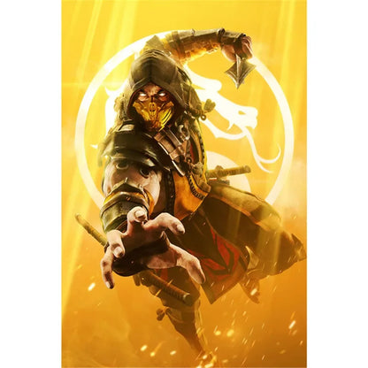 Mortal Kombats Game, Print Art Canvas Poster For Living Room Decor, Home Wall Picture