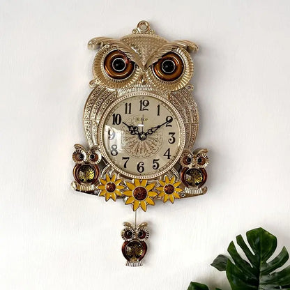 Silent Decorative Wall Clock for Living Room Decor