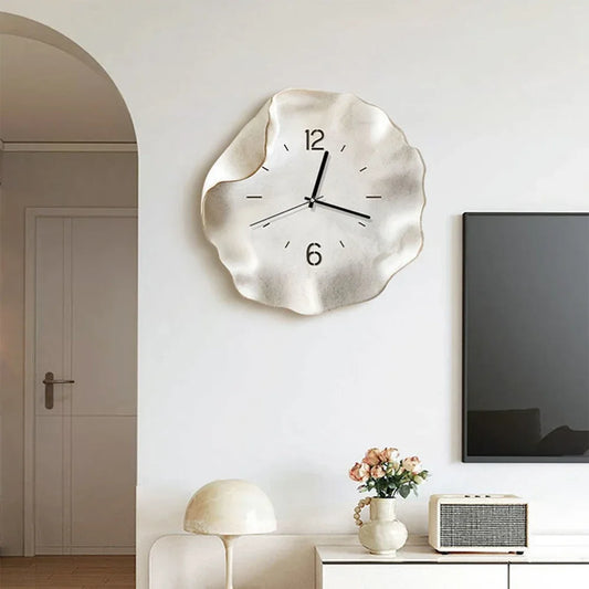 2025 Desktop Clock Ornaments Living Room Entrance Decorative Wall Clock Creative Abstract Table Simple Modern Silent Clock Watch