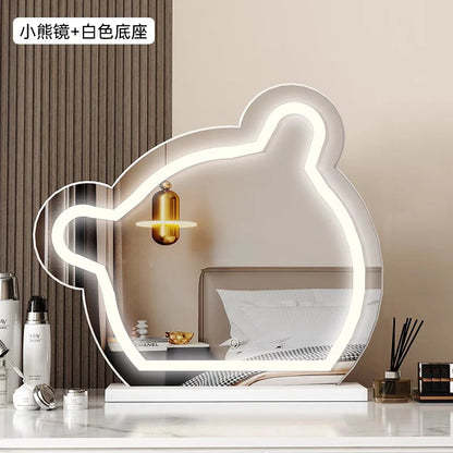 Lights Irregular Decorative Mirrors Jewelry Standing Asymmetrical Bedroom Mirror Floor Aesthetic Espelho Furniture Decoration