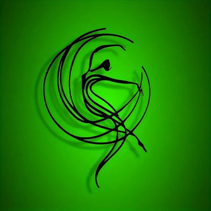 Elegant Minimalist Dancer Metal Wall Art – Modern Craft Plaque Decor for Home, Office, Living Room, Patio, Cafe, Ballroom