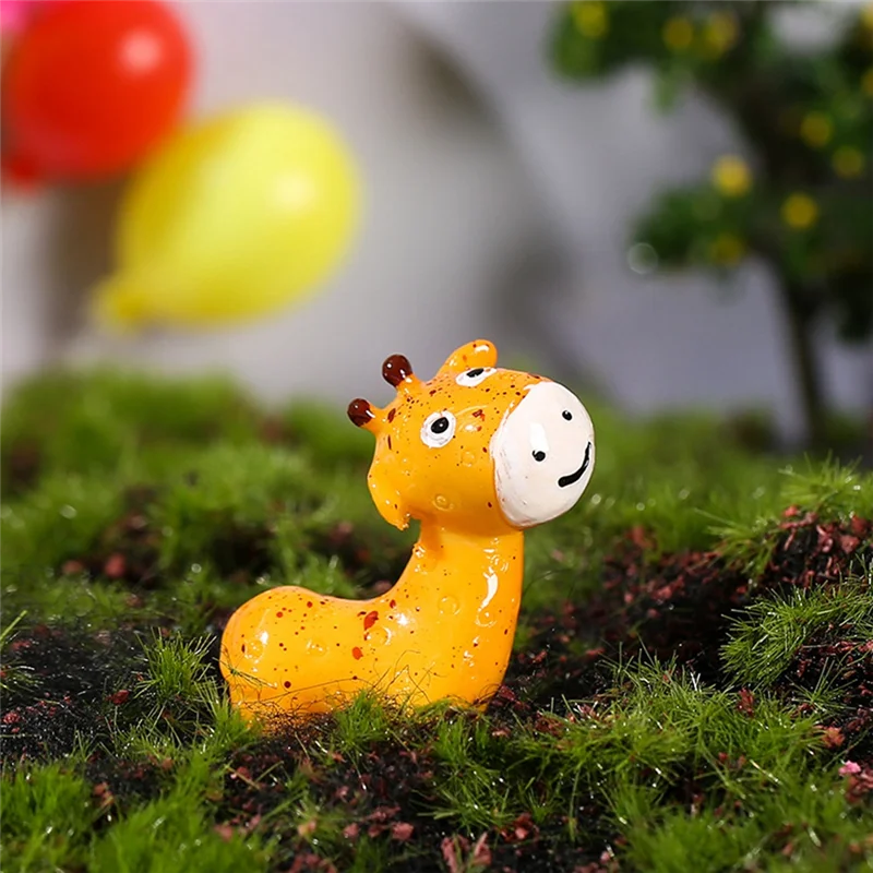 AA81-50PCS Mini Jungle Animals Figurines Resin Tiny Animal Miniatures Wild Animal Miniature Garden Accessories