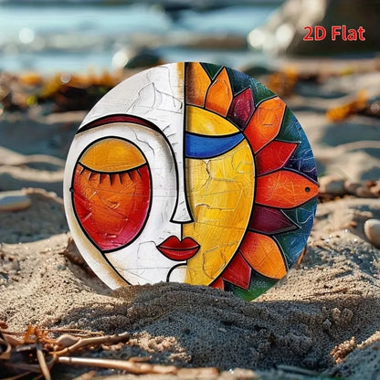 Sun and Moon Metal Wall Art