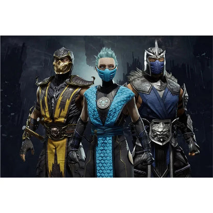 Mortal Kombats Game, Print Art Canvas Poster For Living Room Decor, Home Wall Picture