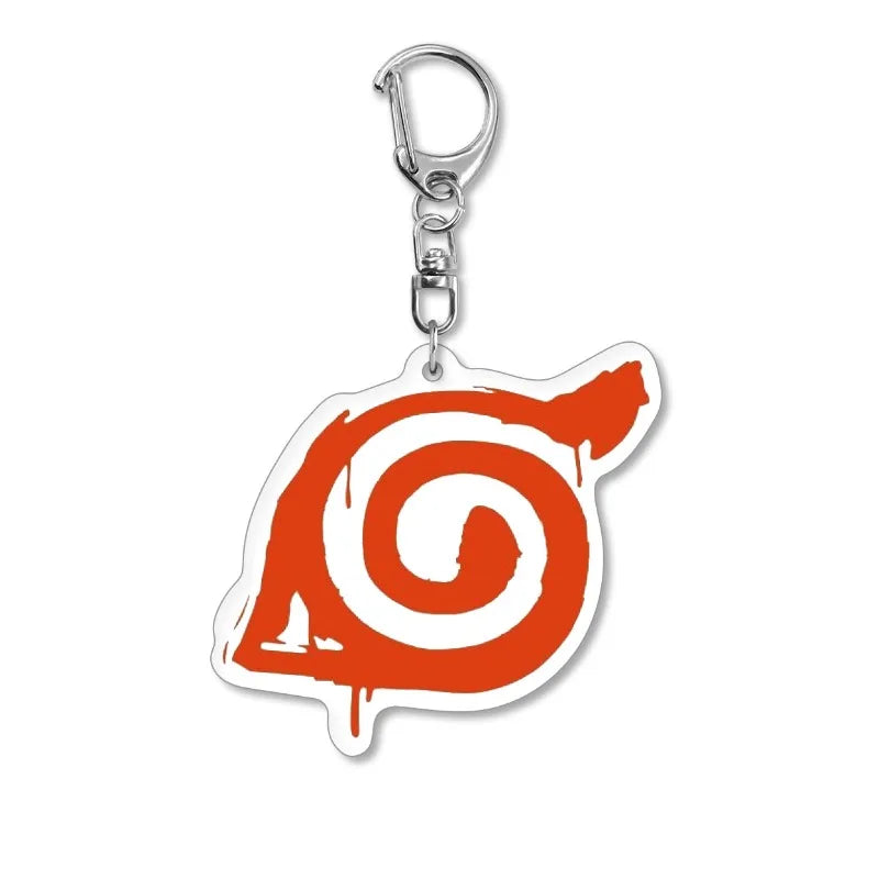 Naruto Anime Chibi Acrylic Keyring Pendant Series 1-14 Bag Ornament Decor Present for Young Anime Fans Daily Collect Gifts