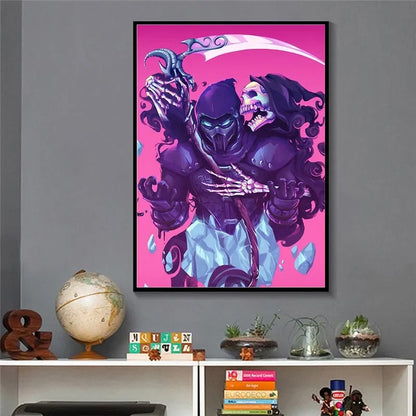 Mortal Kombats Game, Print Art Canvas Poster For Living Room Decor, Home Wall Picture