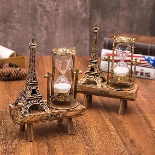 Wooden Retro Table Clock for Home or Study Decor