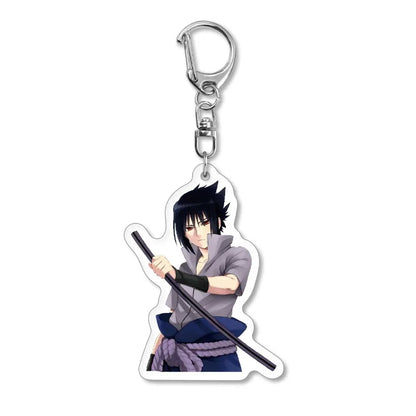 Naruto Anime Chibi Acrylic Keyring Pendant Series 1-14 Bag Ornament Decor Present for Young Anime Fans Daily Collect Gifts