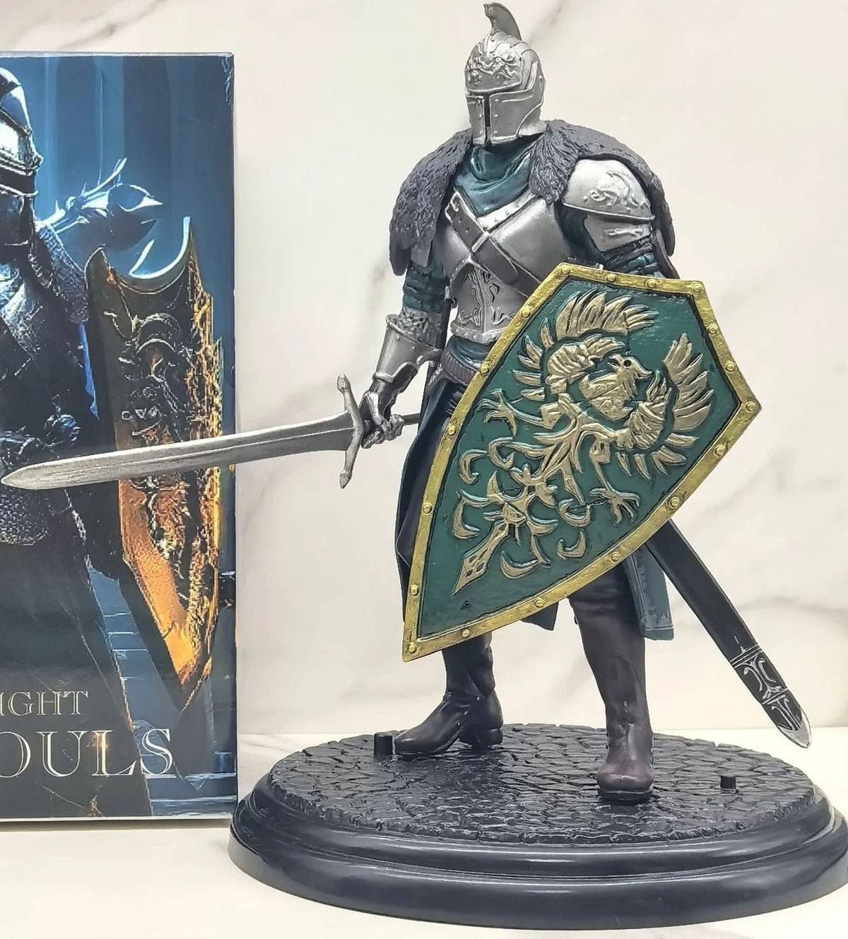 New Product In Stock Dark Souls Figurine High-Ranking Hanfa Knight Abyssal Traveler Artorius Soldier Model Doll Sculpture