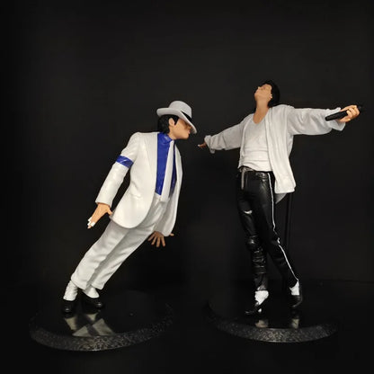 Michael Jackson Anime Action Figure Model Statue Desktop Ornament Collectible Small Gift Halloween Christmas Valentine'S Day Gif