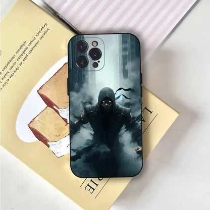 Mortal Kombat  Phone Case For iPhone 16,15,14,13,12,11,Pro,X,XS,Max,XR,Plus,Mini Soft Black Cover