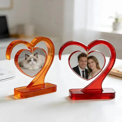 【xxx】【xxx】Heart-shaped Photo Frame Pendulum Base Silicone Mold, DIY Crystal Epoxy Resin Mold, DIY Photo Frame Ornament.[S14]