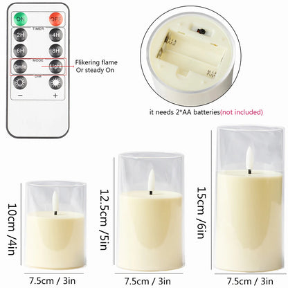 LED Electronic Candles Lights LED Flameless Tea Lights Candles For Valentine's Day Christmas Home Home Party Wedding Decor