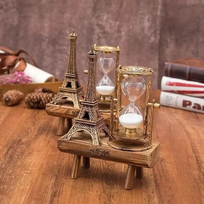 Wooden Retro Table Clock for Home or Study Decor
