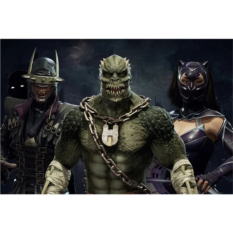 Mortal Kombats Game, Print Art Canvas Poster For Living Room Decor, Home Wall Picture
