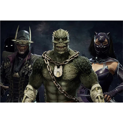 Mortal Kombats Game, Print Art Canvas Poster For Living Room Decor, Home Wall Picture