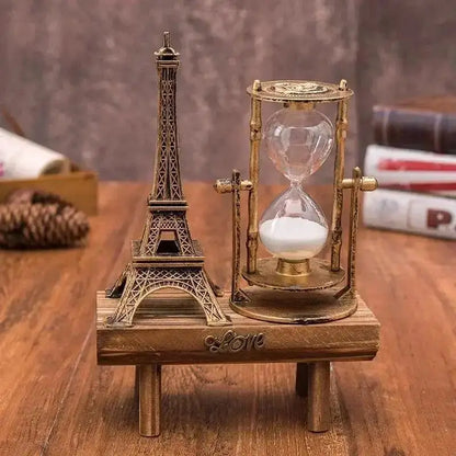 Wooden Retro Table Clock for Home or Study Decor