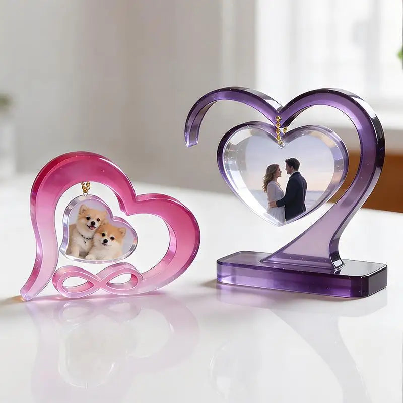 【xxx】【xxx】Heart-shaped Photo Frame Pendulum Base Silicone Mold, DIY Crystal Epoxy Resin Mold, DIY Photo Frame Ornament.[S14]