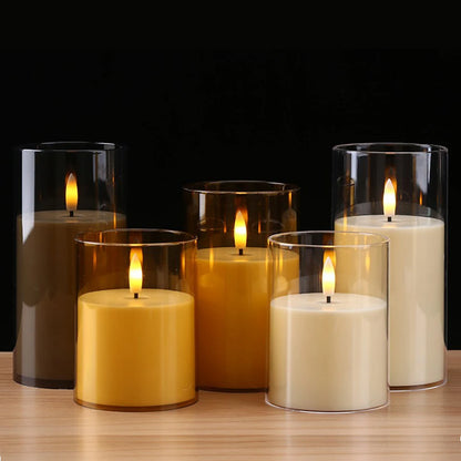 LED Electronic Candles Lights LED Flameless Tea Lights Candles For Valentine's Day Christmas Home Home Party Wedding Decor