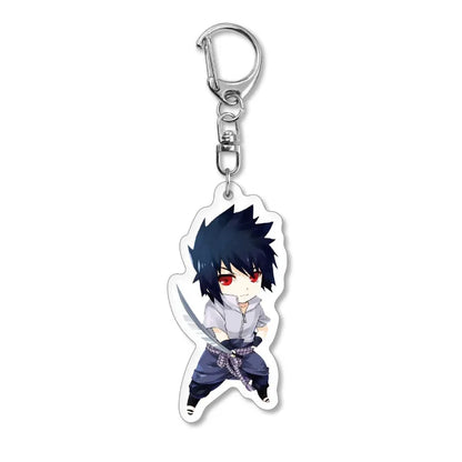 Naruto Anime Chibi Acrylic Keyring Pendant Series 1-14 Bag Ornament Decor Present for Young Anime Fans Daily Collect Gifts