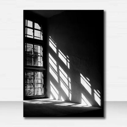 Wall Art S Prints Wall Pictures For Living Room Scandinavian Nordic Black And White Building Canvas Painting Girl
