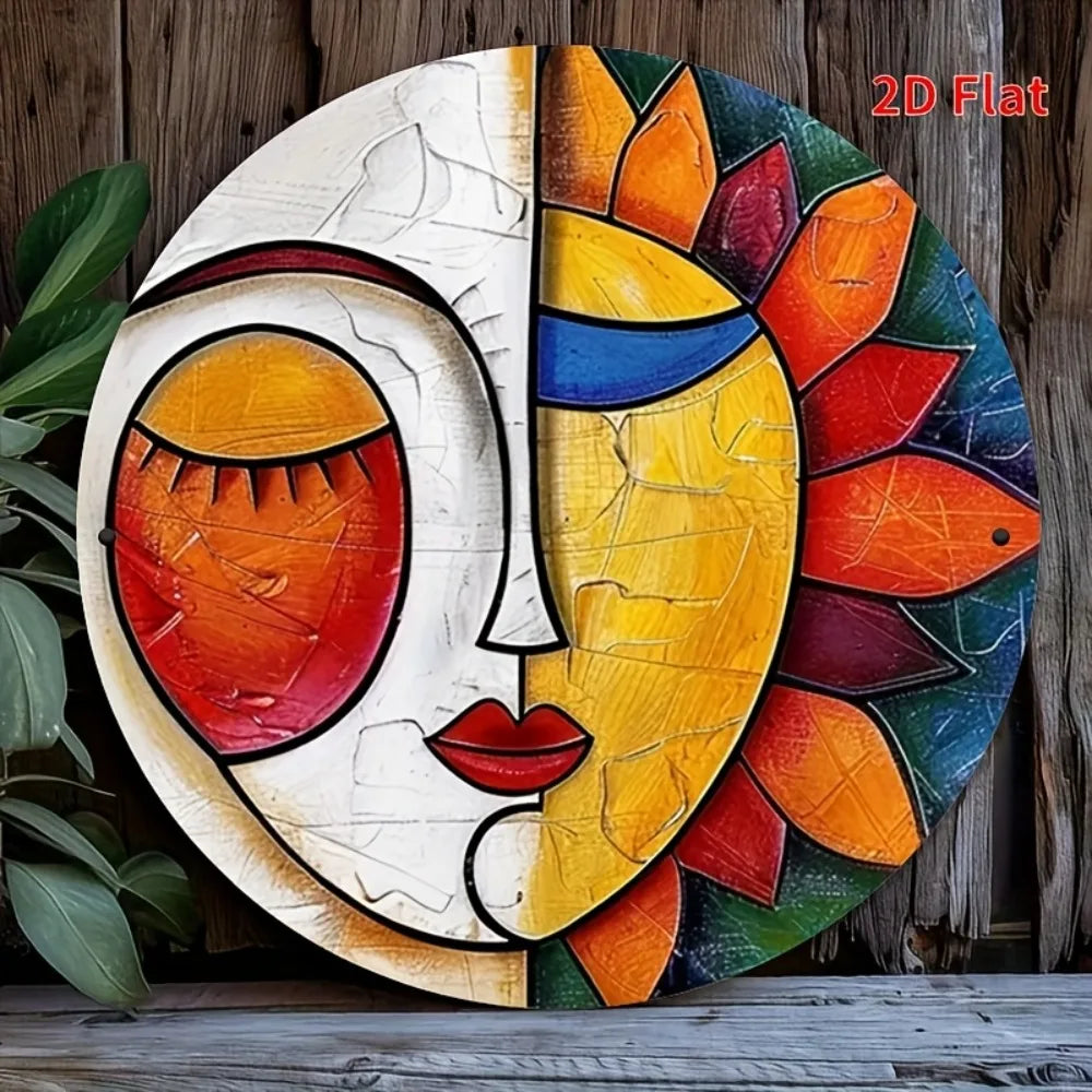 Sun and Moon Metal Wall Art