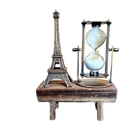 Wooden Retro Table Clock for Home or Study Decor