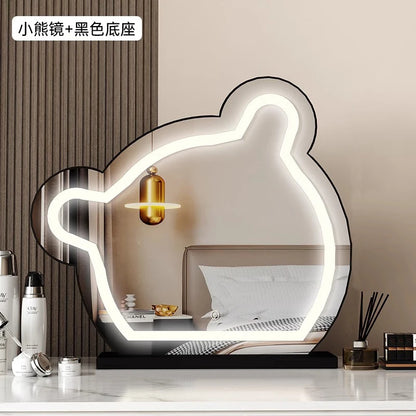 Lights Irregular Decorative Mirrors Jewelry Standing Asymmetrical Bedroom Mirror Floor Aesthetic Espelho Furniture Decoration
