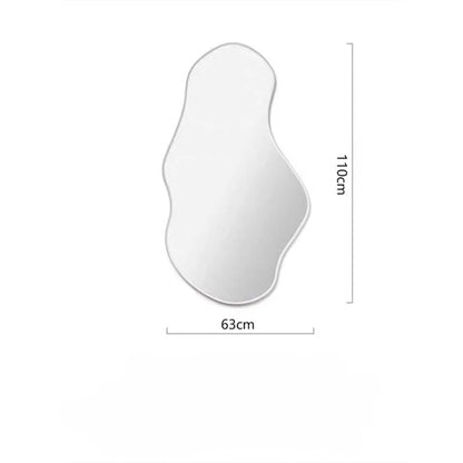 Ornament Modern Mirror Art Irregular Makeup Dorm Creative Mirror Design Aesthetic Cool Espelho Decorativo Home Accessories