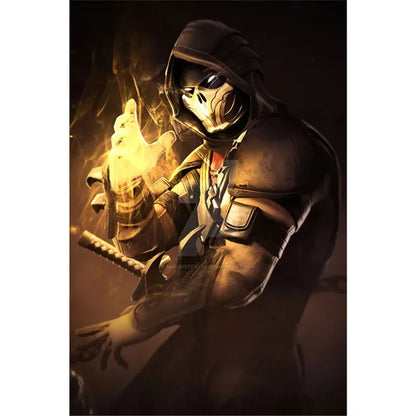 Mortal Kombats Game, Print Art Canvas Poster For Living Room Decor, Home Wall Picture
