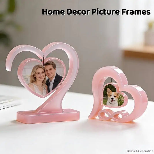 【xxx】【xxx】Heart-shaped Photo Frame Pendulum Base Silicone Mold, DIY Crystal Epoxy Resin Mold, DIY Photo Frame Ornament.[S14]